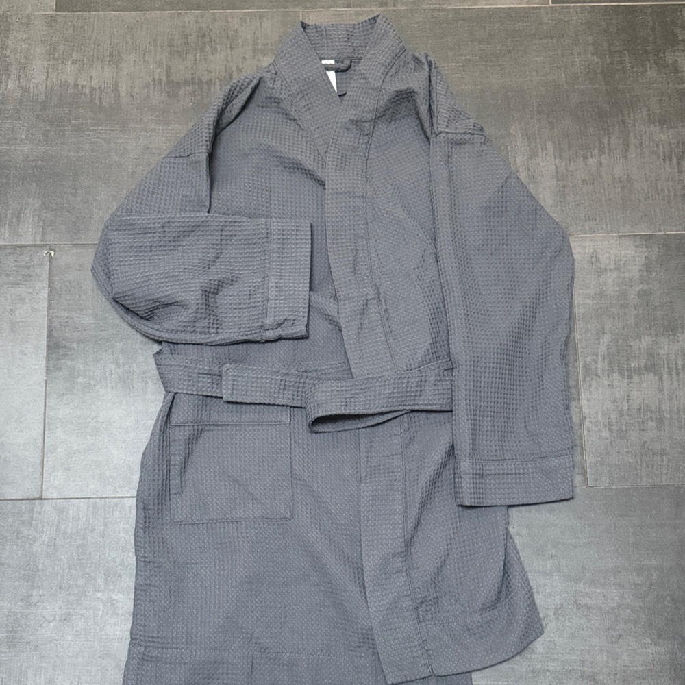 Auden Gray Waffle Robe